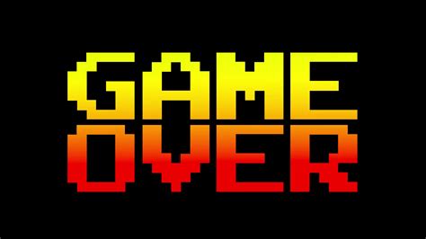 game over screen|Game Over .